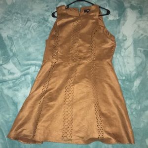 Brown suede Dress